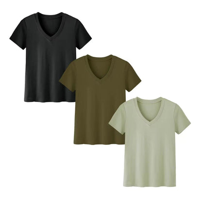 Solid-color women's clothing