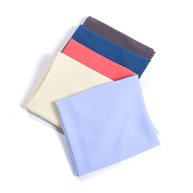 Solid-color women's headscarf with head wrap
