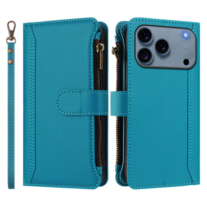 Solid Color Zipper Wallet Phone Case