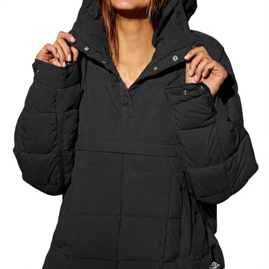 Solid-colored cotton jacket with long sleeves