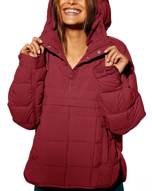 Solid-colored cotton jacket with long sleeves
