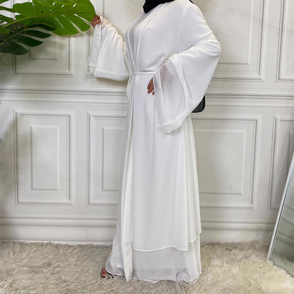 Solid-colored robe