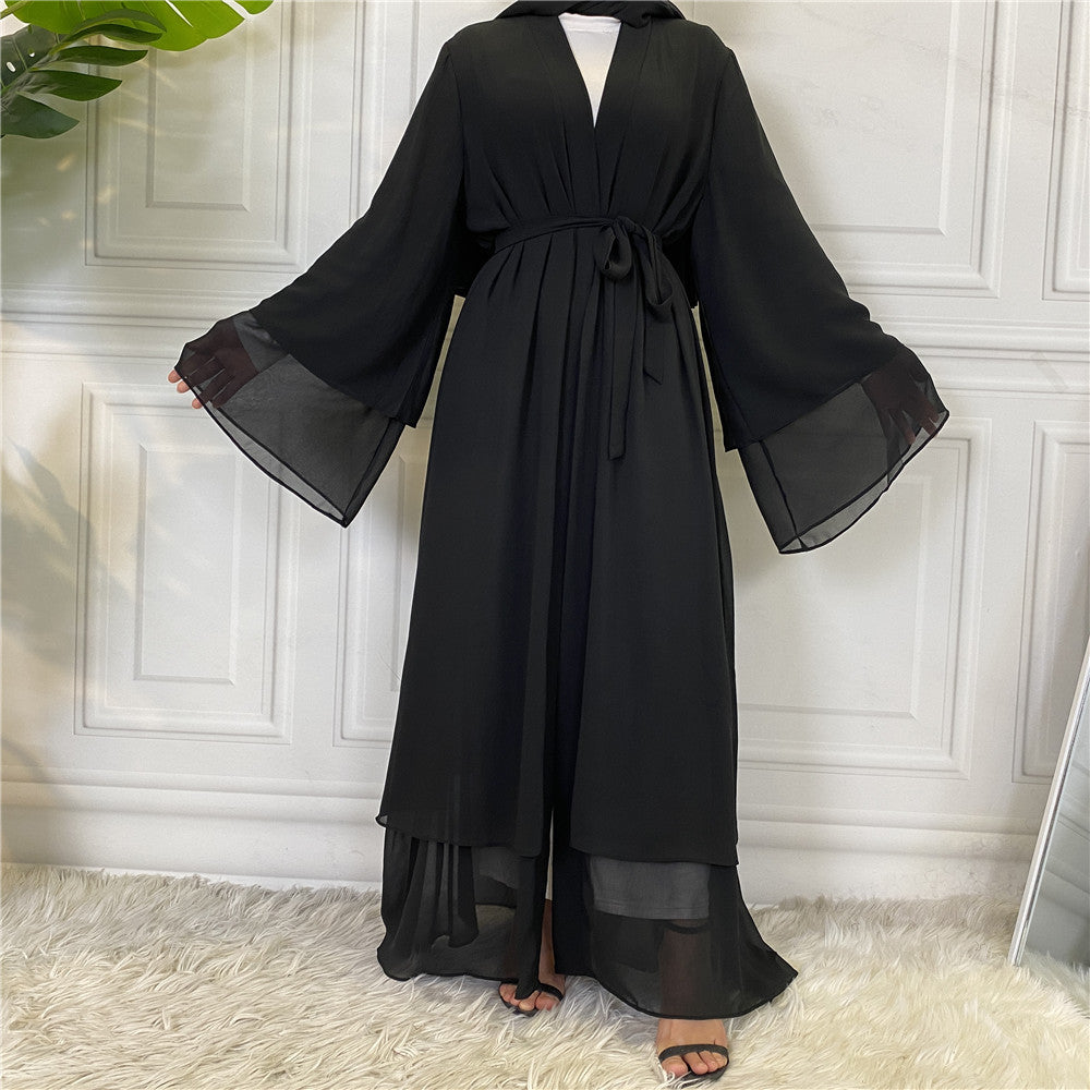Solid-colored robe