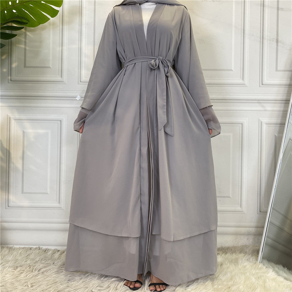 Solid-colored robe