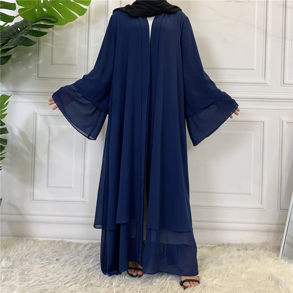 Solid-colored robe