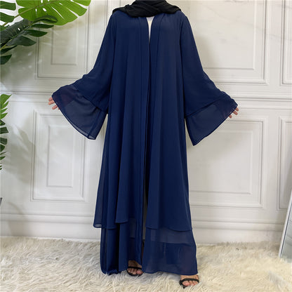 Solid-colored robe