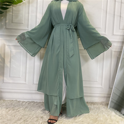 Solid-colored robe