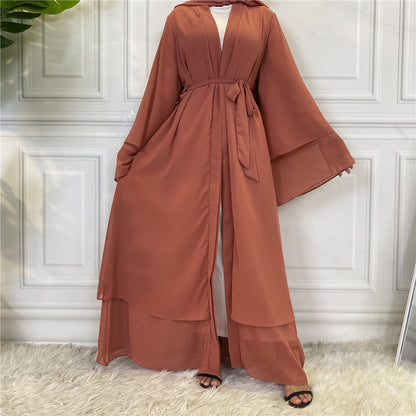 Solid-colored robe