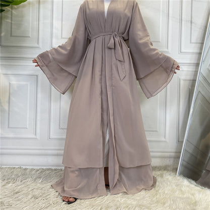 Solid-colored robe