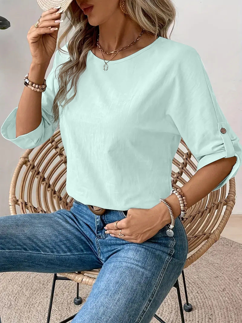 Solid Crewneck Shirt