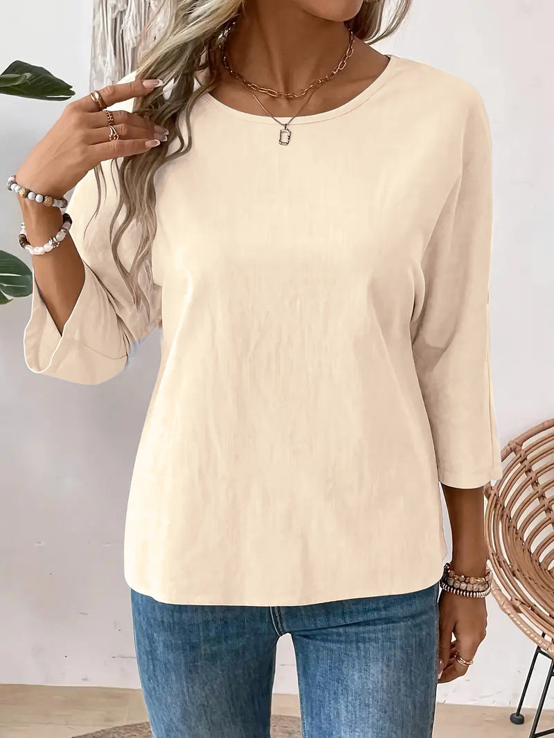 Solid Crewneck Shirt