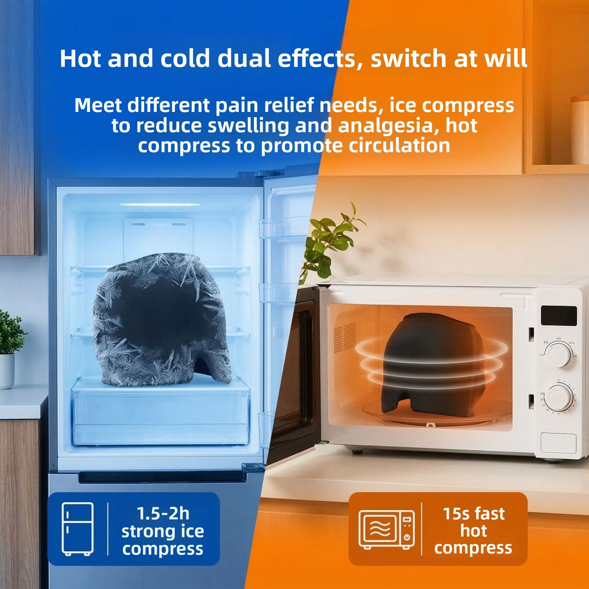 Solid Hydrogel Cold Compress Headgear