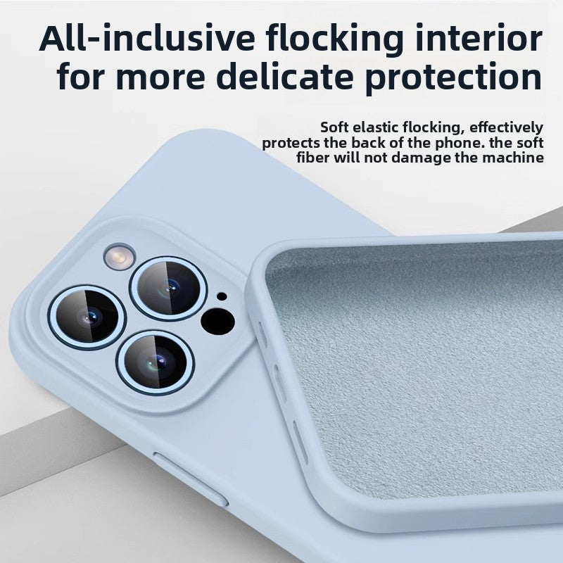Solid Silicone Solid Color Liquid All-inclusive Protective Case