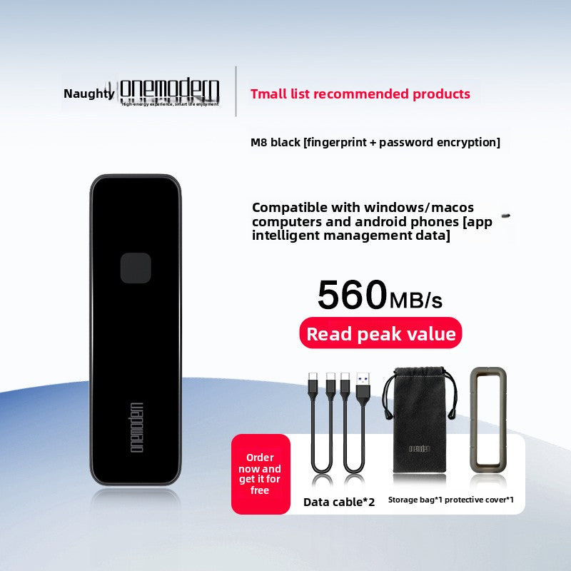 Solid-state hard drive external storage