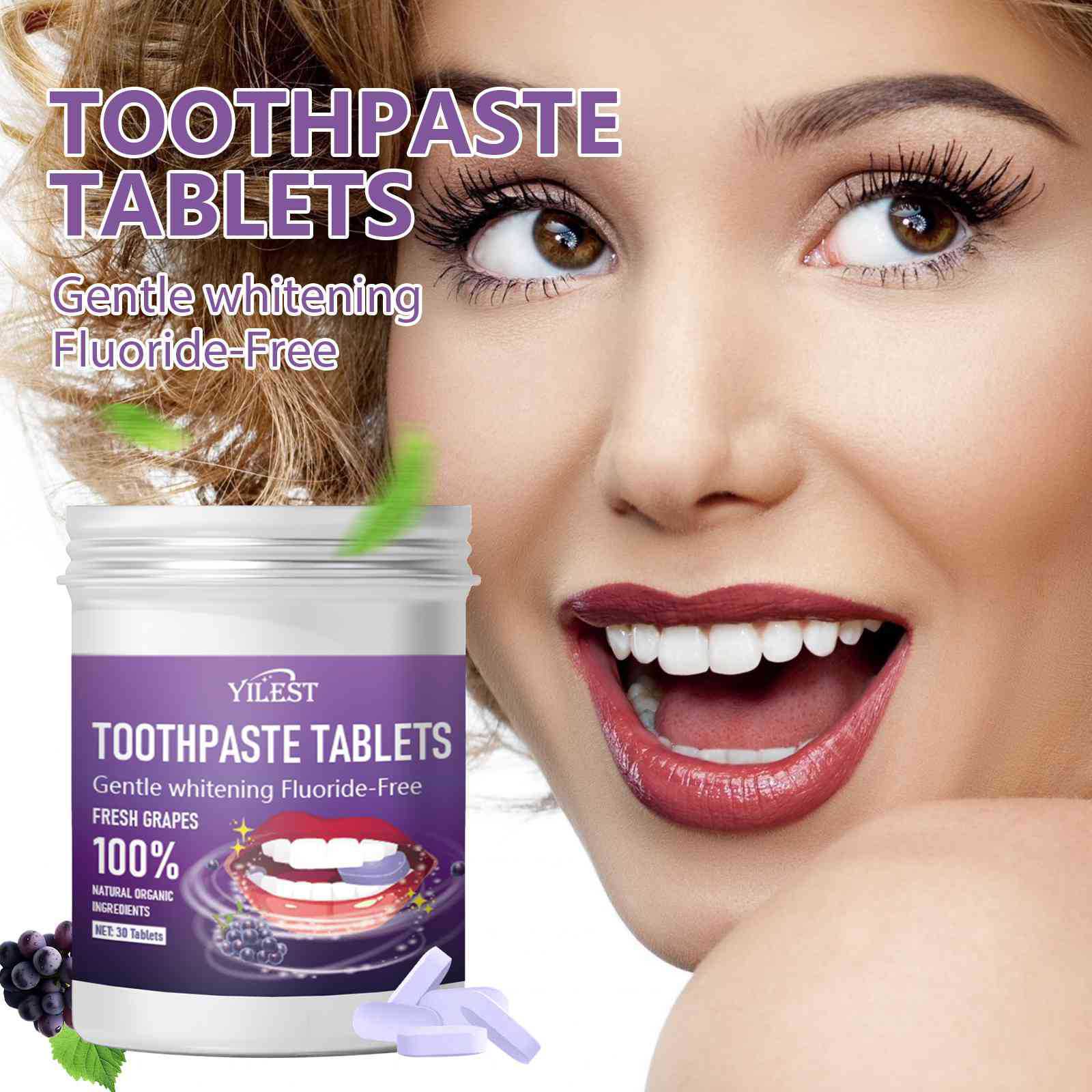 Solid Toothpaste Tablets Chewing Clean