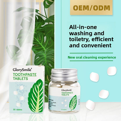Solid Toothpaste Tablets for Teeth Cleaning