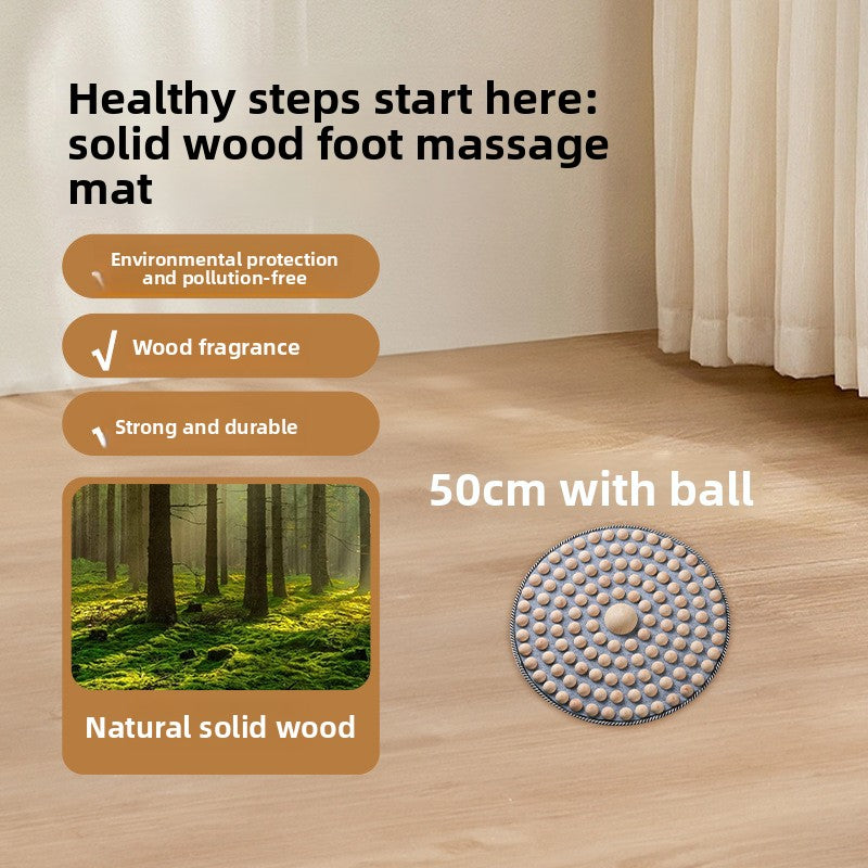 Solid Wood Acupressure Foot Massage Mat