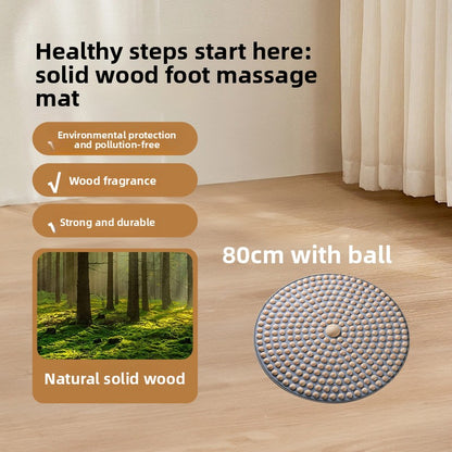 Solid Wood Acupressure Foot Massage Mat
