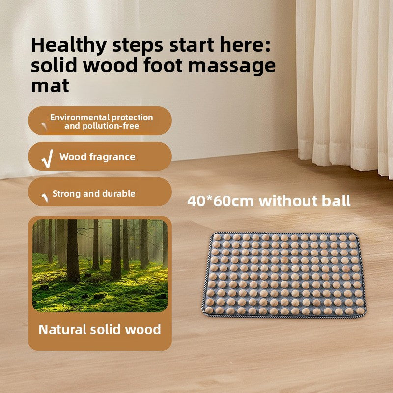Solid Wood Acupressure Foot Massage Mat