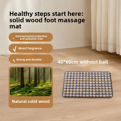 Solid Wood Acupressure Foot Massage Mat