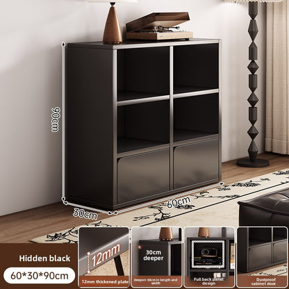 Solid Wood Bookcase Storage Cabinet