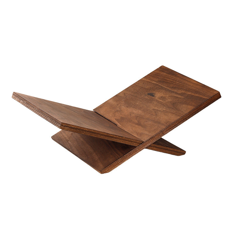 Solid Wood Bookshelf and Magazine Rack