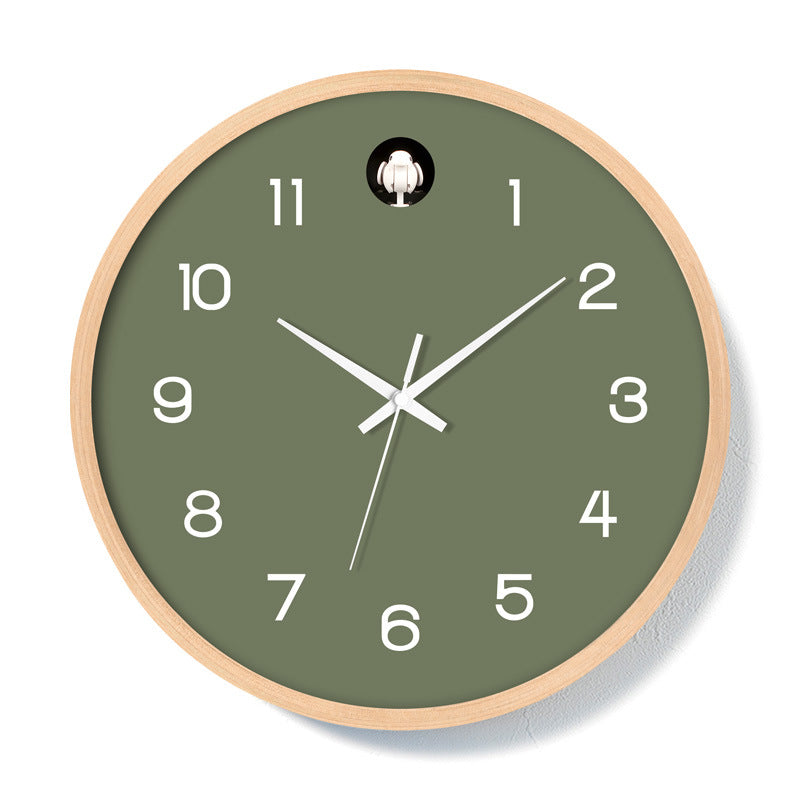 Solid Wood Chime Wall Clock