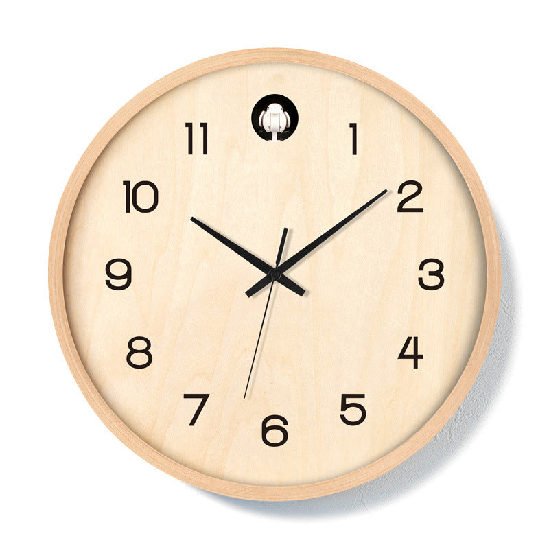 Solid Wood Chime Wall Clock