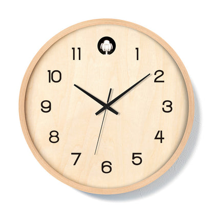 Solid Wood Chime Wall Clock