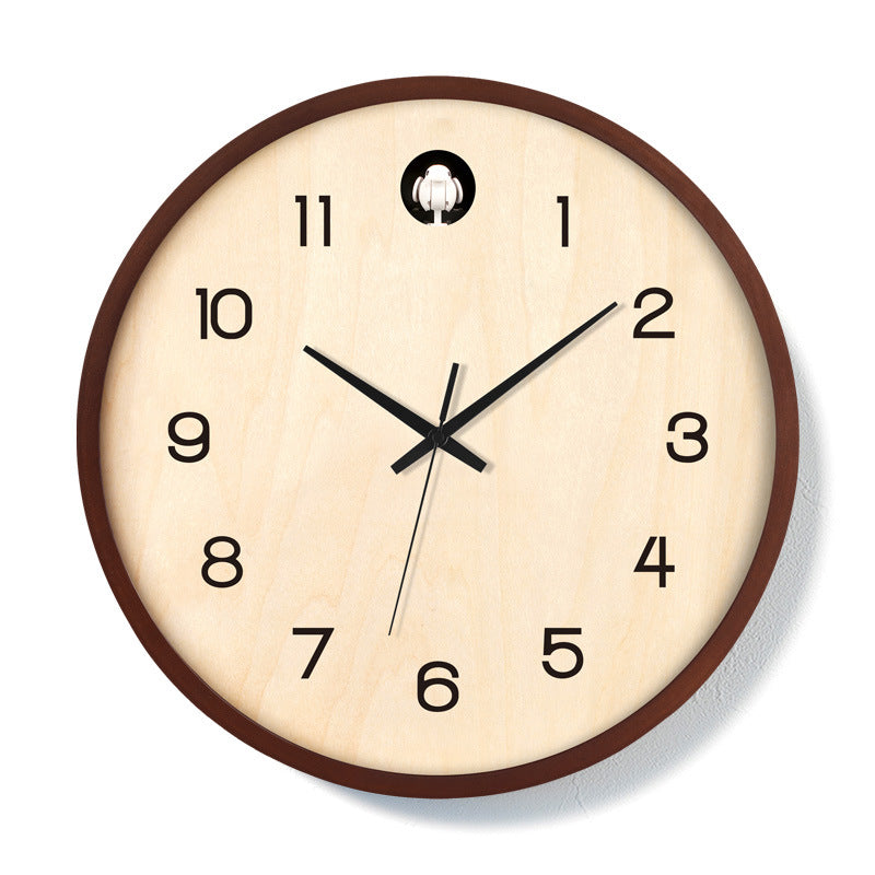Solid Wood Chime Wall Clock
