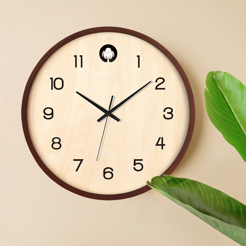 Solid Wood Chime Wall Clock