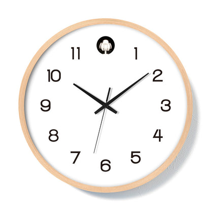 Solid Wood Chime Wall Clock