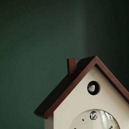 Solid Wood Chiming Bird Clock