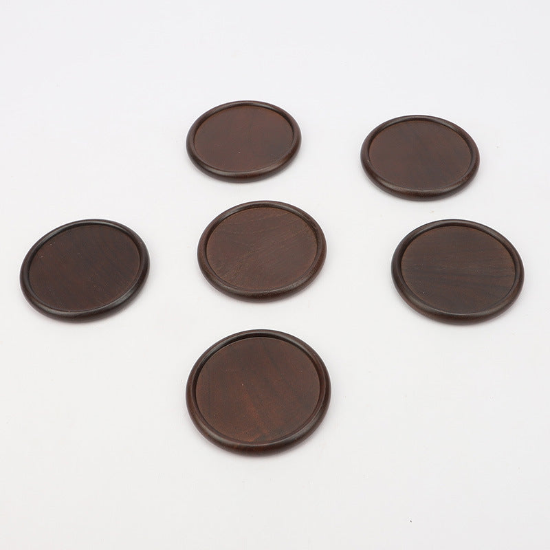 Solid Wood Coffee Mat Heat Insulation Cup Holder