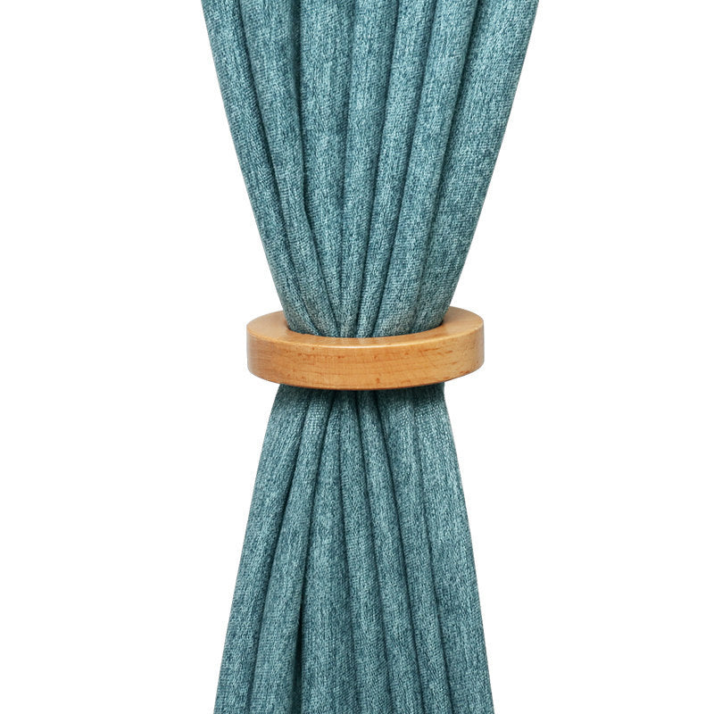 Solid wood curtain ring