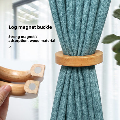 Solid wood curtain ring