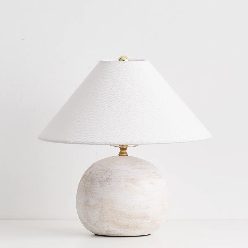 Solid wood desk lamp