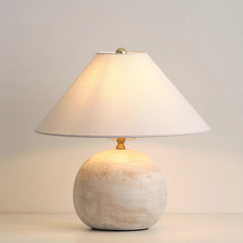 Solid wood desk lamp