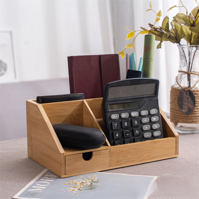 Solid Wood Desktop Storage Box