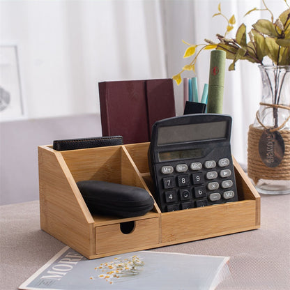 Solid Wood Desktop Storage Box