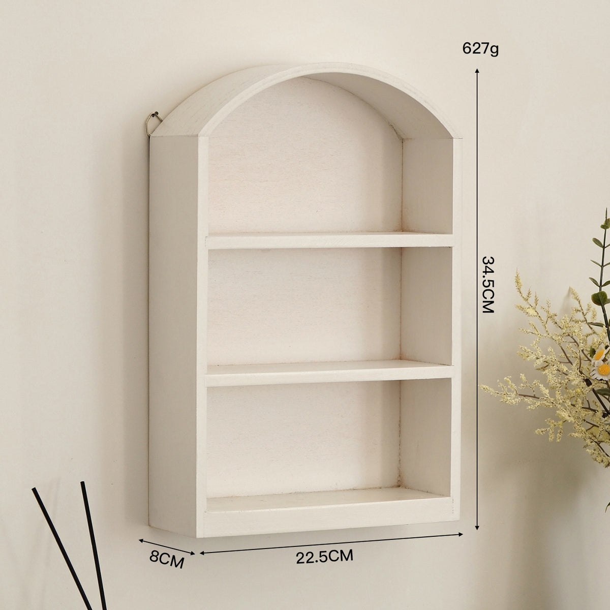 Solid Wood Desktop Storage Organizer with Drawer