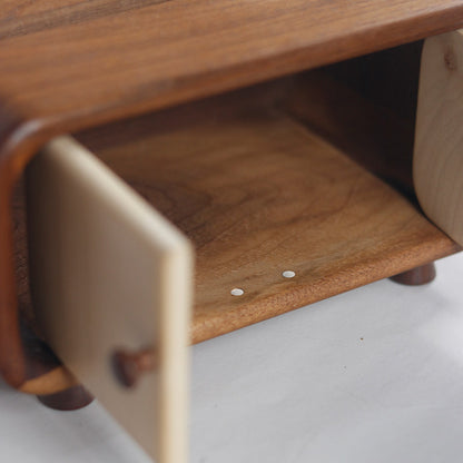 Solid Wood Desktop Tissue Box