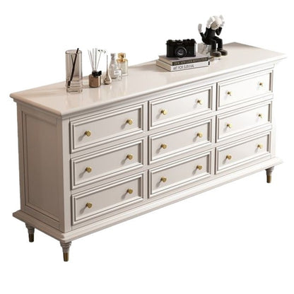 Solid Wood Drawer Storage Cabinet