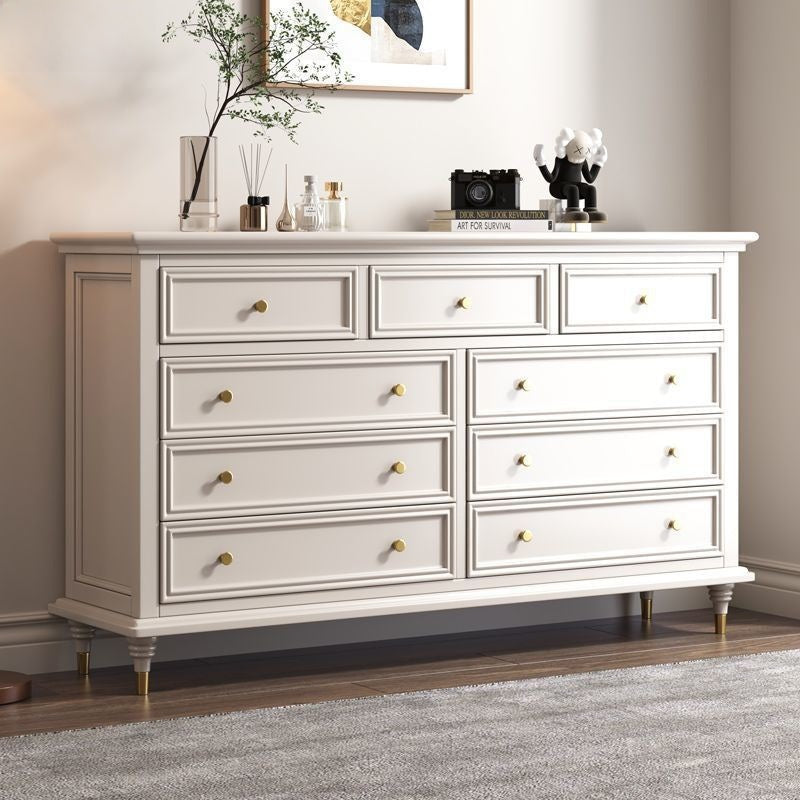 Solid Wood Drawer Storage Cabinet