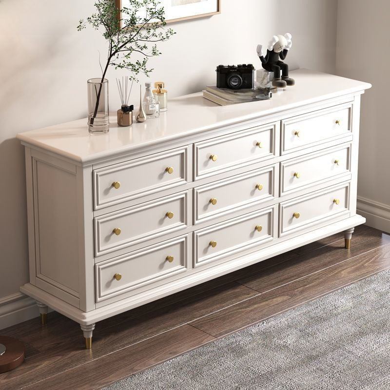 Solid Wood Drawer Storage Cabinet