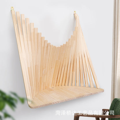 Solid Wood Folding Wall-Mounted Table
