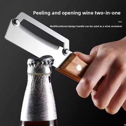 Solid Wood Handle Kitchen Peeler