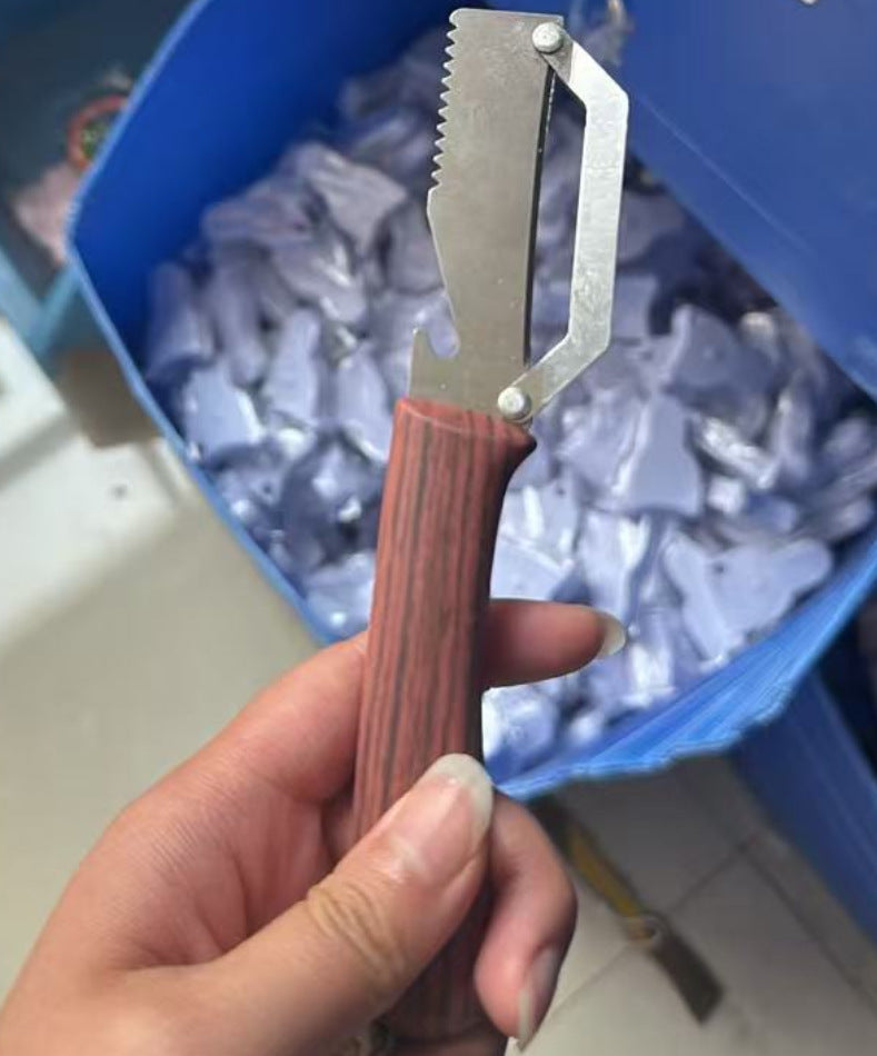 Solid Wood Handle Kitchen Peeler