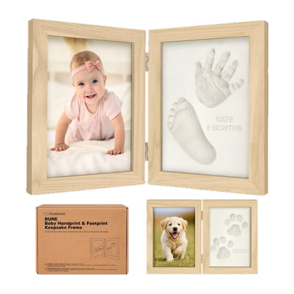 Solid Wood Handprint Photo Frame