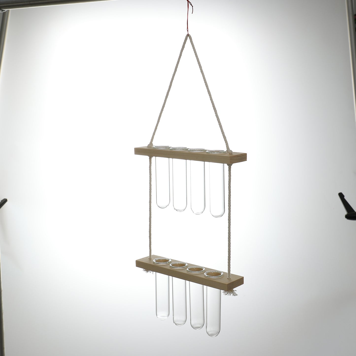 Solid wood hydroponic test tube wall-mounted unit